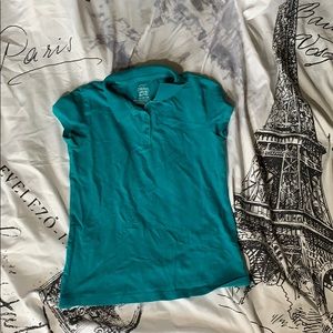 Fades glory turquoise collared shirt